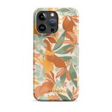 Noemi Orange Floral iPhone Case