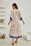 Lyvanne Multicolour Floral Midi Dress