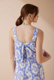 Delilah Blue Floral Jumpsuit