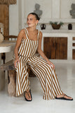 Ellen Brown Stripe Jumpsuit