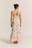 Tilly Multicolour Abstract Ric Rac Maxi Dress