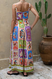 Tarot Multicolour Abstract Jumpsuit