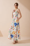 Calantha Multicolour Floral Flared Maxi Dress