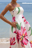 Gracie Pink Floral Maxi Dress