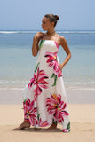 Gracie Pink Floral Maxi Dress