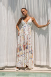 Melina Multicolour Floral Maxi Dress