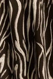 Zuri Black Zebra Abstract Maxi Dress