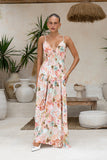 Jungle Multicolour Tropical Maxi Dress