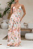 Jungle Multicolour Tropical Maxi Dress