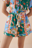 Praia Multicolour Tropical Playsuit