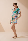 Praia Multicolour Tropical Playsuit