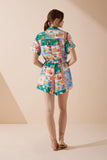 Praia Multicolour Tropical Playsuit