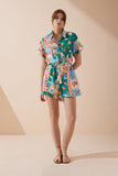 Praia Multicolour Tropical Playsuit