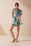 Praia Multicolour Tropical Playsuit