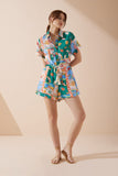 Praia Multicolour Tropical Playsuit