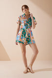 Praia Multicolour Tropical Playsuit