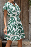 Ivy Green Tropical Mini Dress