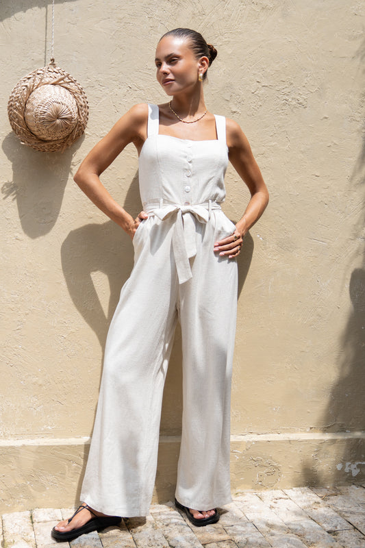 Lysa Beige Jumpsuit