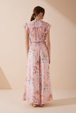 Juliette Pink Floral Wide Leg Pants