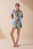 Praia Multicolour Tropical Drawstring Shorts