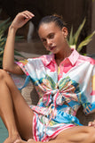 Amalfi Pink Abstract Shirt