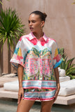 Amalfi Pink Abstract Shirt