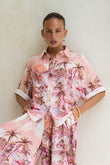 Isla Pink Tropical Shirt