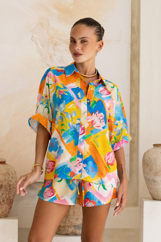 Jardin Multicolour Floral Shirt