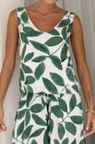 Ivy Green Tropical Top