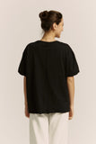 Jordyn Black Oversized T-Shirt