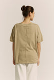 Jordyn Khaki Green Oversized T-Shirt