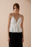 Ellie White Lace Cami Top