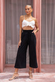 Alyss Black Cropped Pants