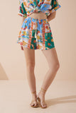 Praia Multicolour Tropical Drawstring Shorts