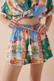 Praia Multicolour Tropical Drawstring Shorts