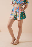 Praia Multicolour Tropical Drawstring Shorts