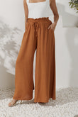 Sol Rust Brown Wide Leg Pants