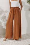 Sol Rust Brown Wide Leg Pants