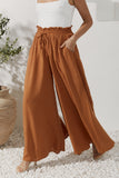 Sol Rust Brown Wide Leg Pants