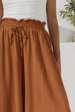 Sol Rust Brown Wide Leg Pants