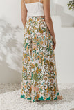 Sorrel Green Boho Wide Leg Pants