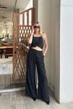 Maggie Black Wide Leg Pants