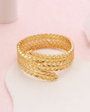 Laurel Gold Bangle