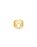 Celia Gold Chain Link Ring