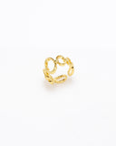 Celia Gold Chain Link Ring