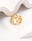 Celia Gold Chain Link Ring