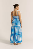 Lola Blue Stripe Maxi Dress