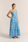 Lola Blue Stripe Maxi Dress