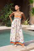 La Sirena Multicolour Abstract Maxi Dress