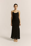 Reagan Black Maxi Dress